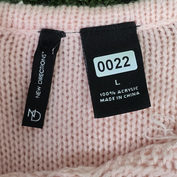 NEW DIRECTIONS | OPEN KNIT TUNIC SWEATER - Picture 15 of 16